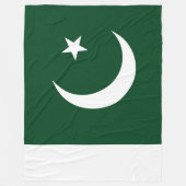 Couverture Polaire Drapeau pakistanais grand (Devant)