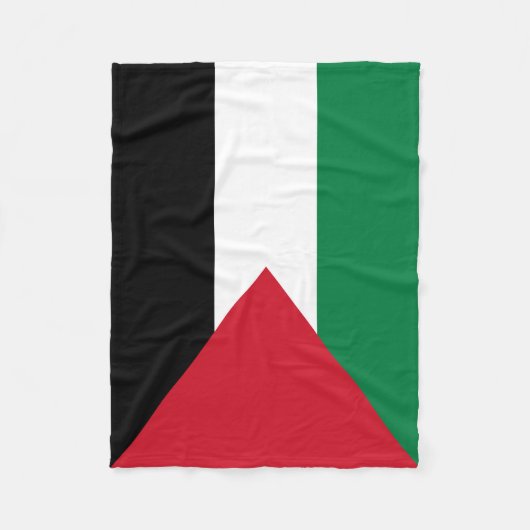 Couverture Polaire Drapeau palestinien (Devant)