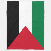 Couverture Polaire Drapeau palestinien (Devant)