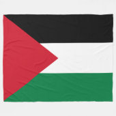 Couverture Polaire Drapeau palestinien (Devant (Horizontal))
