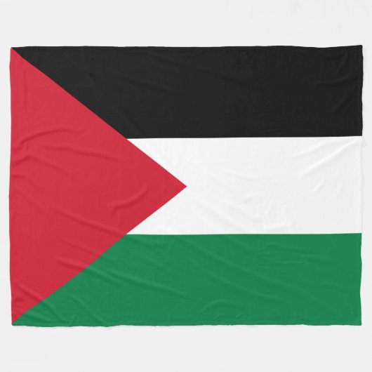 Couverture Polaire Drapeau palestinien (Devant (Horizontal))