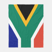 Couverture Polaire Drapeau Patriotique Afrique du Sud Bokke (Devant)