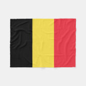 Couverture Polaire Drapeau patriotique belge (Devant (Horizontal))
