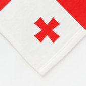 Couverture Polaire Drapeau patriotique d'Adjara (Coin)