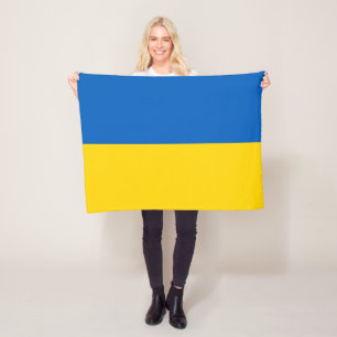 Couverture Polaire Drapeau patriotique ukrainien
