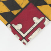 Couverture Polaire Drapeau personnalisé du Maryland (Coin)