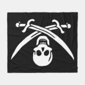 Couverture Polaire Drapeau pirate (Devant (Horizontal))