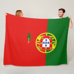 Couverture Polaire Drapeau portugais
