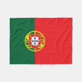 Couverture Polaire Drapeau Portugal (Devant (Horizontal))
