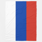 Couverture Polaire Drapeau russe (Russie) (Devant)