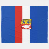 Couverture Polaire Drapeau Schleswig-Holstein Fleece Blanket (Devant (Horizontal))