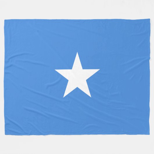Couverture Polaire Drapeau somalien (Somalie) (Devant (Horizontal))