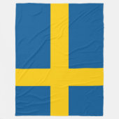 Couverture Polaire Drapeau suédois (Devant)