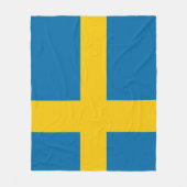 Couverture Polaire Drapeau suédois (Devant)