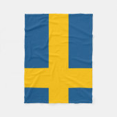 Couverture Polaire Drapeau suédois (Devant)