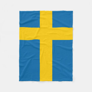 Couverture Polaire Drapeau suédois