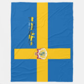 Couverture Polaire Drapeau suédois (Devant)