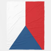 Couverture Polaire Drapeau tchèque (Devant)