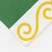 Couverture Polaire Drapeau tchétchène (Coin)