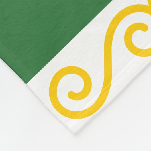 Couverture Polaire Drapeau tchétchène (Coin)