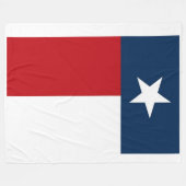 COUVERTURE POLAIRE DRAPEAU TEXAS (Devant (Horizontal))
