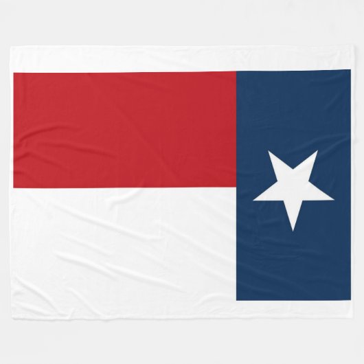 COUVERTURE POLAIRE DRAPEAU TEXAS (Devant (Horizontal))