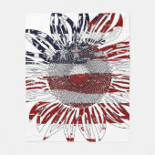 Couverture Polaire Drapeau tournesol  (Devant)