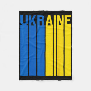Couverture Polaire Drapeau Ukraine 3