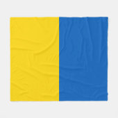 Couverture Polaire Drapeau ukrainien (Devant (Horizontal))