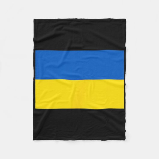 Couverture Polaire Drapeau ukrainien d'Ukraine 1 (Devant)