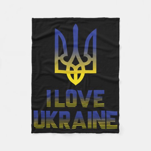 Couverture Polaire Drapeau ukrainien vintage ukrainien Fierté 5  (Devant)