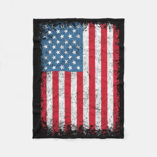 Couverture Polaire Drapeau Usa Patriotique 4 Juillet Pour Hommes Femm
