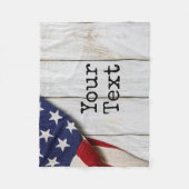 Couverture Polaire Drapeau vintage (Devant)