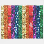 Couverture Polaire drapeaux de la fierté (Devant (Horizontal))