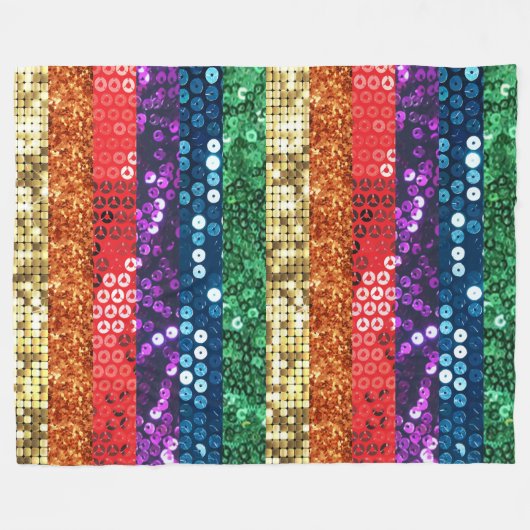 Couverture Polaire drapeaux de la fierté (Devant (Horizontal))