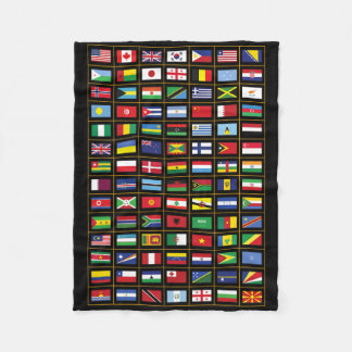Couverture Polaire Drapeaux Des Pays Du Monde International