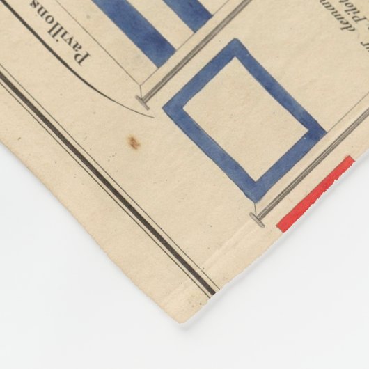 Couverture Polaire Drapeaux, insignes (Coin)