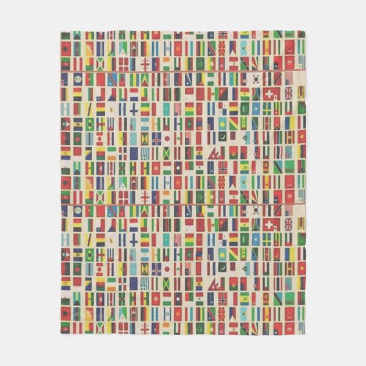 COUVERTURE POLAIRE DRAPEAUX INTERNATIONAL (Devant)