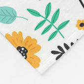 Couverture Polaire Drawn Floral (Coin)