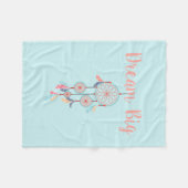 Couverture Polaire Dream Big Dreamcatcher Bohemian Dream Catcher (Devant (Horizontal))