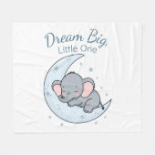 Couverture Polaire Dream Big, Little One (Devant (Horizontal))