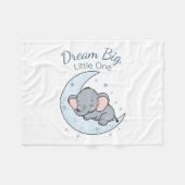 Couverture Polaire Dream Big, Little One (Devant (Horizontal))