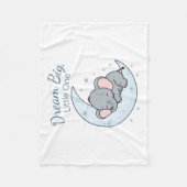 Couverture Polaire Dream Big, Little One (Devant)
