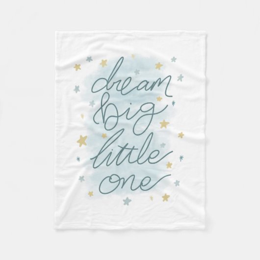 Couverture Polaire Dream Big Little One Pastel Stars (Devant)
