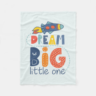 Couverture Polaire Dream Big Little One Rocket