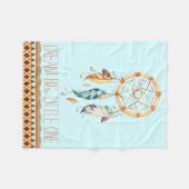 Couverture Polaire Dream Catcher Boho Baby Blanket (Devant (Horizontal))