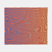 Couverture Polaire Dream Flow l Abstract Trippy Pattern - No. 01 (Devant (Horizontal))