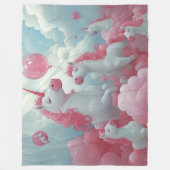 Couverture Polaire Dreamscape Unicorn enchantée (Devant)