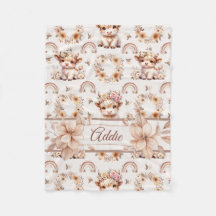 Dreamy Boho Highland Cow Nursery