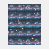 Couverture Polaire Dreamy Dolphin Motif (Devant)